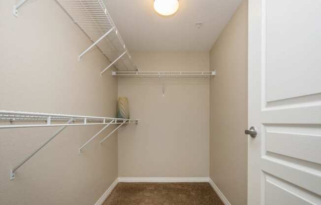 Built-In Shelving In Closet at The Passage Apartments by Picerne, Nevada