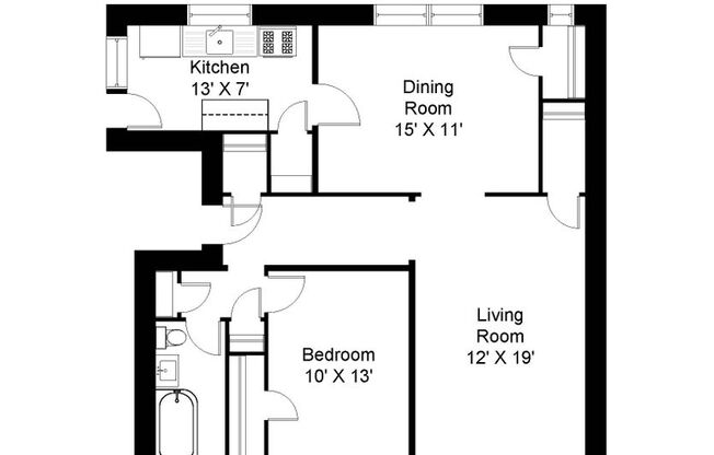 1 bed, 1 bath, 920 sqft, $1,750, Unit 5210D-2