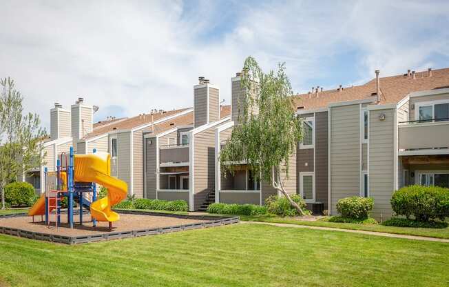 Outdoor Space with Playground at Chesapeake Commons Apartments, Rancho Cordova