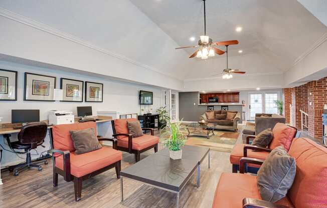 Resident Lounge at Hunters Hill, Dallas, TX, 75287