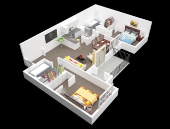 2 beds, 2 baths, 1,220 sqft, $1,711