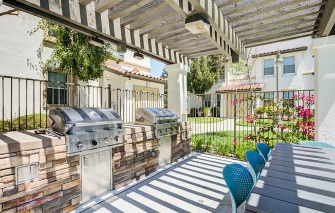 built-in barbecues at Lasselle Place, California, 92551