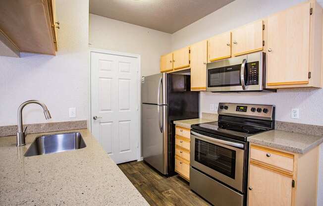 Spacious Kitchens with Upgraded Appliances  at Apartments Near Arrowhead Mall