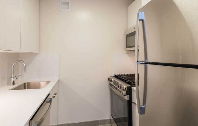 Kitchen with Stainless Steel Appliances