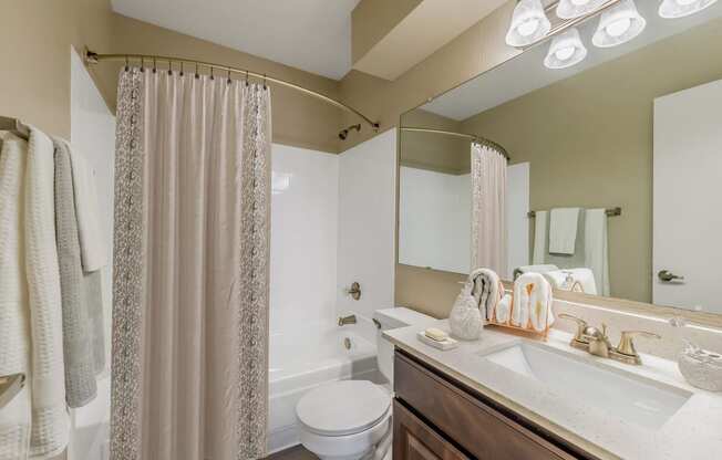 Bathroom at Garden Grove Apartments