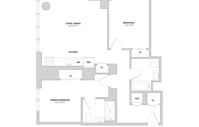 2 beds, 2 baths, $8,975, Unit PHH