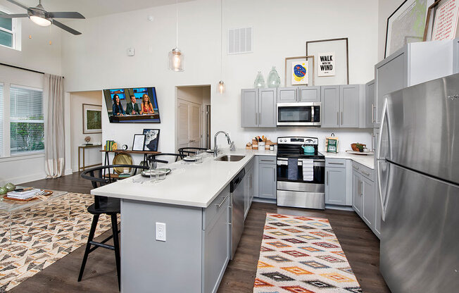 Kitchen at the cottages