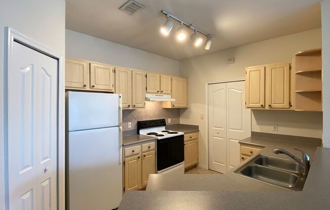 Spacious 2br/2ba Visconti Condo with W/D Hook-Ups & Pond View!