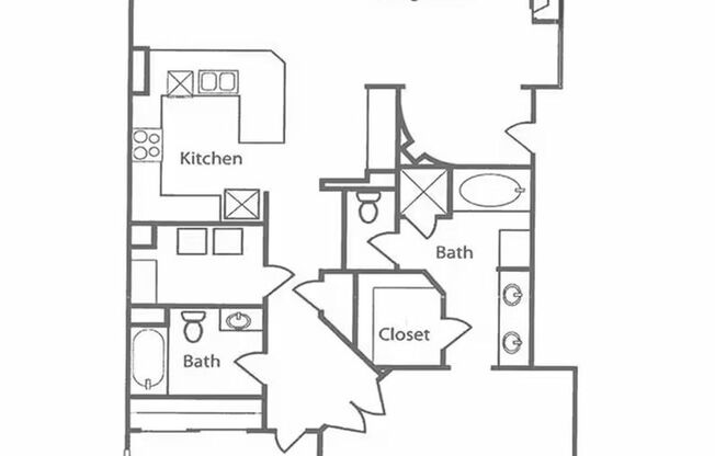 2 beds, 2 baths, 1,500 sqft, $2,695