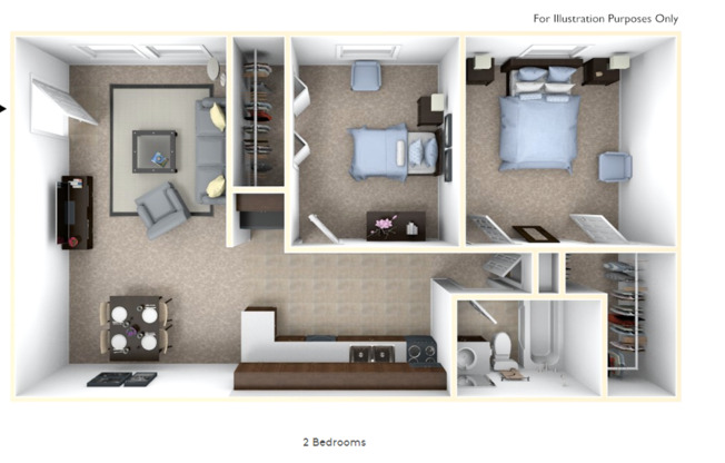 2 beds, 1 bath, 800 sqft, $1,449