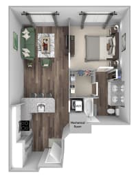 1 bed, 1 bath, 765 sqft, $1,425
