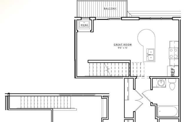 1 bed, 1 bath, 628 sqft, $1,915, Unit 902-504