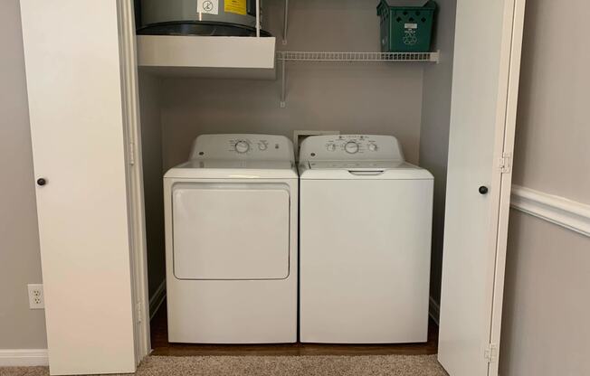 Washer Dryer Available in Select Units