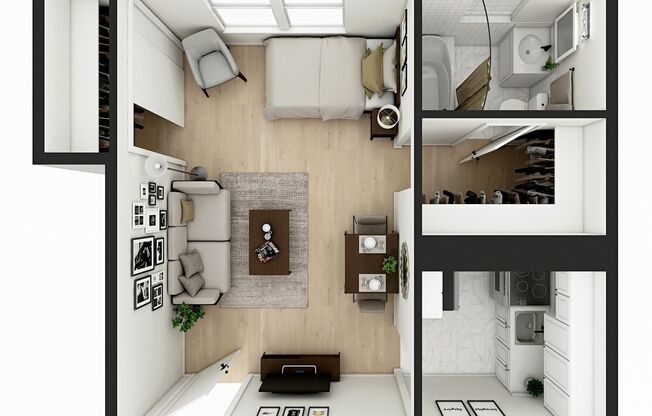 Studio, 1 bath, 181 sqft, $1,000, Unit 5036-107