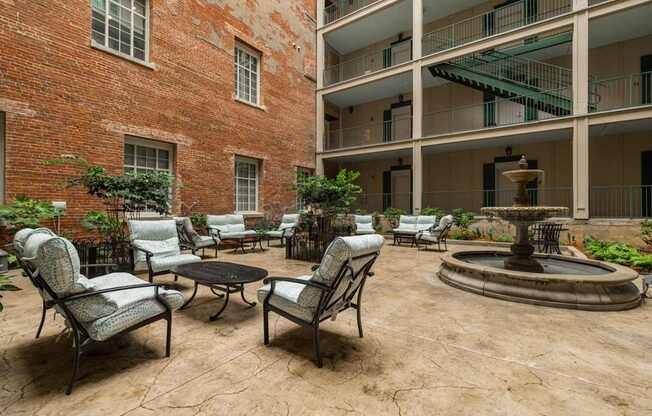 Private Courtyard at The Brewery