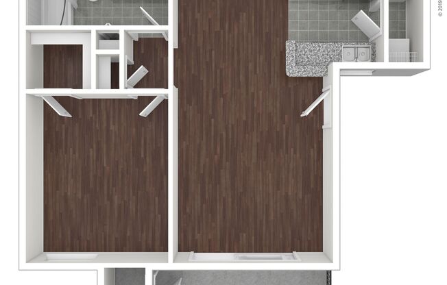 1 bed, 1 bath, 770 sqft, $1,309