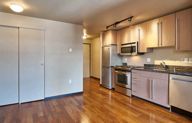 Kitchen with Stainless Steel Appliances