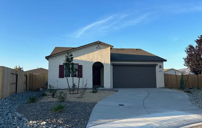 Beautiful newly constructed home, 3 bedrooms, 2 baths located in Fernley