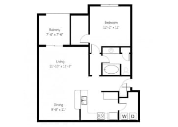 1 bed, 1 bath, 798 sqft, $960