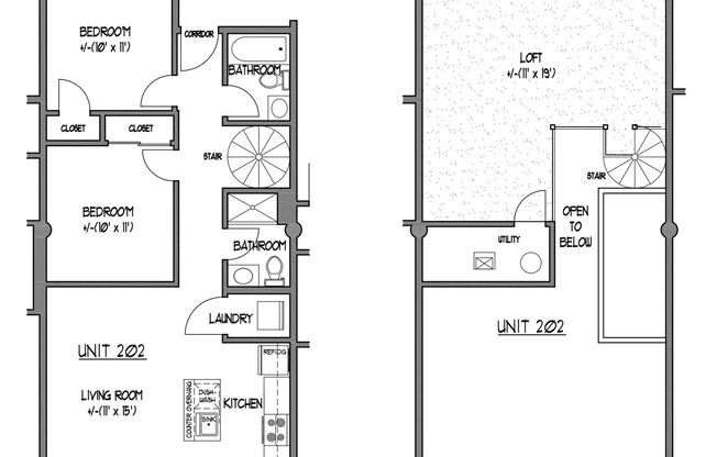3 beds, 2 baths, 1,050 sqft, $1,895, Unit Apt. 202