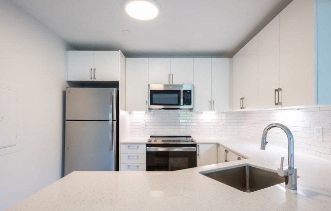 Kitchen with Stainless Steel Appliances