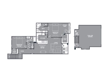 2 beds, 2 baths, 1,387 sqft, $2,272