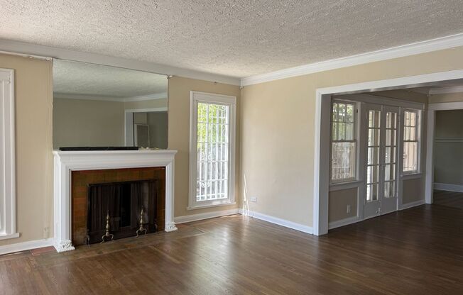 A three-bedrooms, one-bathroom house at 4817 6th Ave. Los Angeles