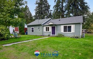 MOVE IN READY NOW! A/C home in Eastside neighborhood, 2 bed 1 bath, Olympia School District.