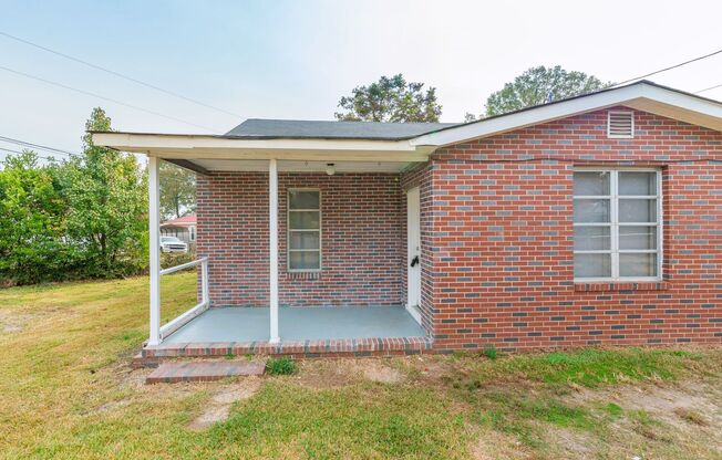 Brick home with a fenced-in yard!