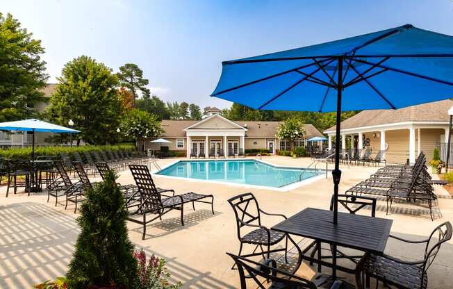 our apartments showcase an outdoor pool