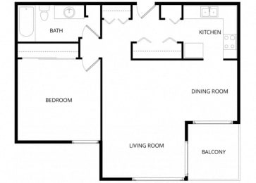 1 bed, 1 bath, 720 sqft, $1,734