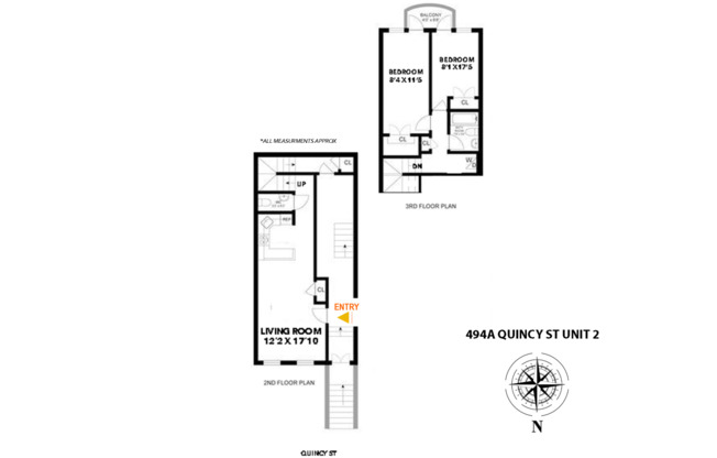 2 beds, 1.5 baths, $3,500, Unit 2