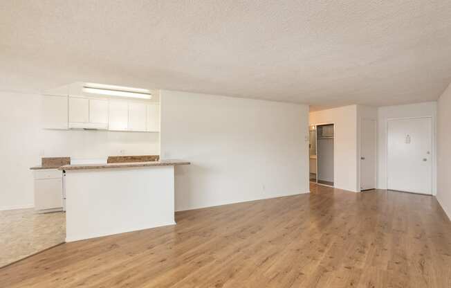 Living Room with Hardwood Floors