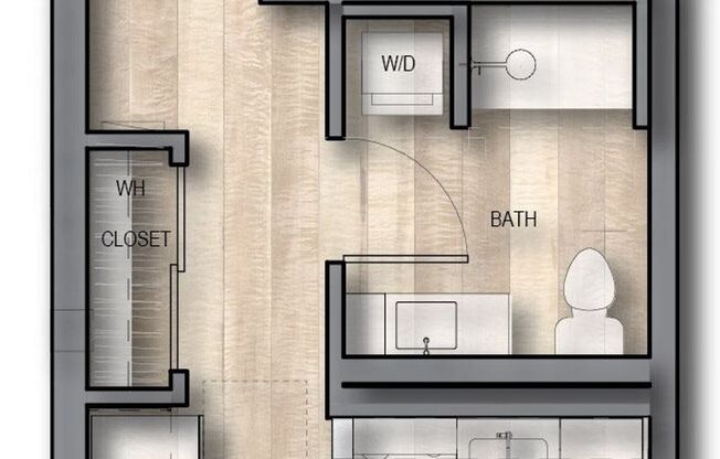 Studio, 1 bath, 412 sqft, $1,699, Unit Unit 701