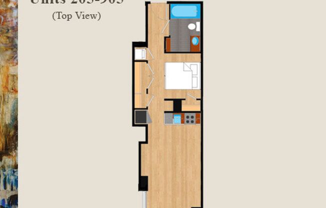 1 bed, 1 bath, $2,750, Unit 605