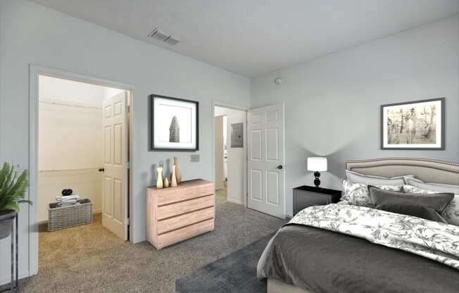 Bedroom interior at Paradise Island, Jacksonville, 32256
