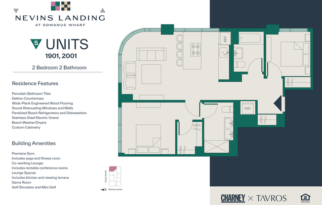 2 beds, 2 baths, $8,500, Unit 1901