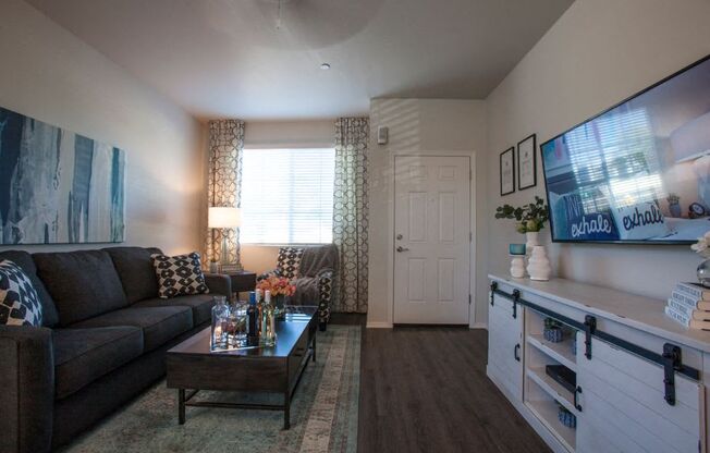 Living room at San Vicente Townhomes in Phoenix AZ