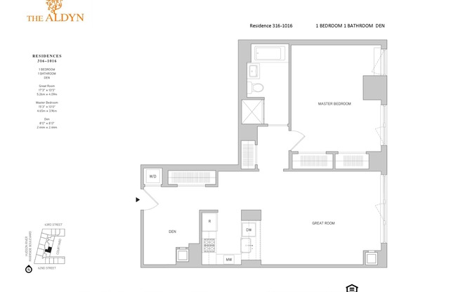 1 bed, 1 bath, 866 sqft, $6,175, Unit 716