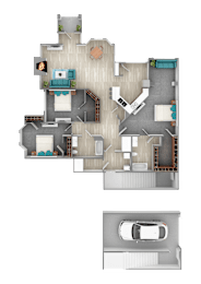 3 beds, 2 baths, 1,480 sqft, $2,009