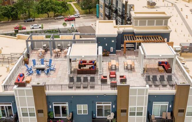 Overhead Rooftop Shot