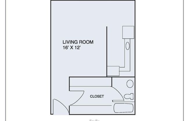 1 bed, 1 bath, 432 sqft, $1,175, Unit 103