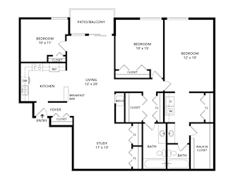 3 beds, 2 baths, 1,449 sqft, $2,958