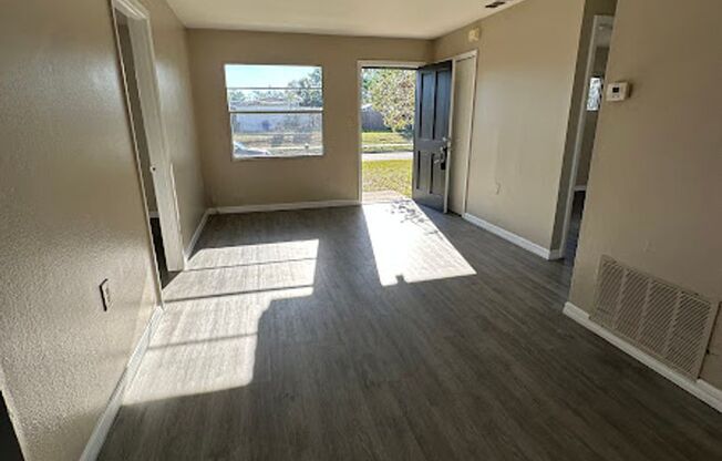 3 bedroom home with fenced yard