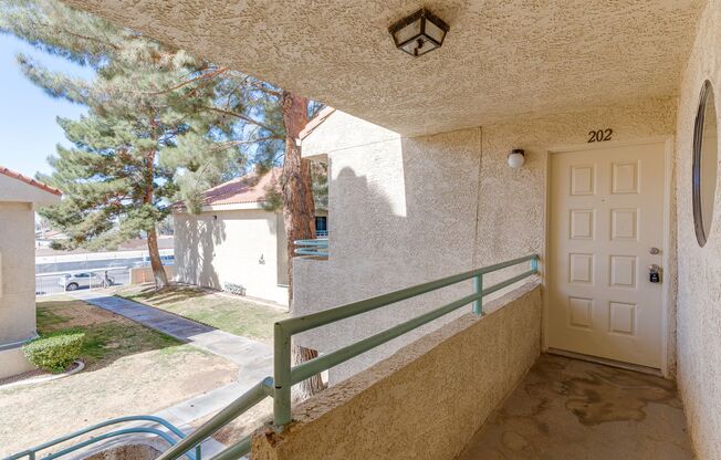 COZY 2 BEDROOM CONDO IN 89110 WITH 2 BALCONYS