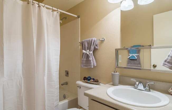 Rio Vista bathroom with shower tub combo