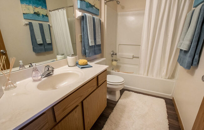 Luxurious Bathroom at Perimeter Lakes Apartments, Ohio, 43017