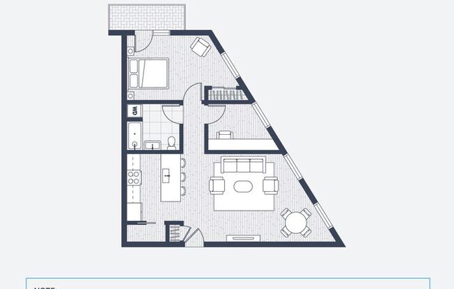 1 bed, 1 bath, 752 sqft, $2,750, Unit 401