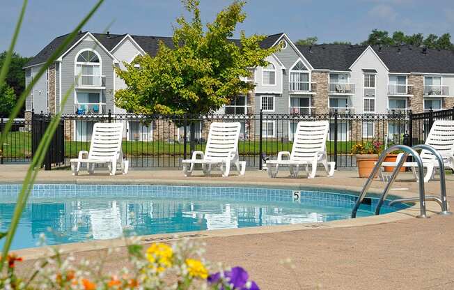 Outdoor Swimming Pool at Southport Apartments, Belleville