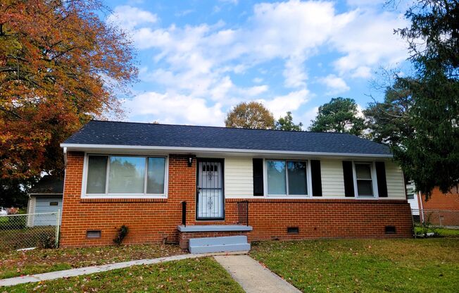 Completely renovated brick rancher in Southside.